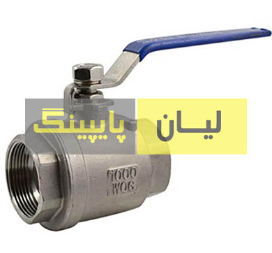  شیر گازی استنلس استیل 316 کلاس 800 دنده اروپایی