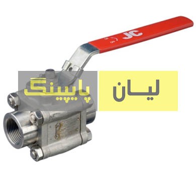 شیر گازی استنلس استیل 316 کلاس 800 دنده اروپایی