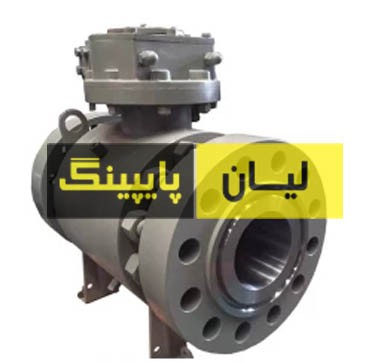 شیر توپی فولادی ترینیون فول بور کلاس 150