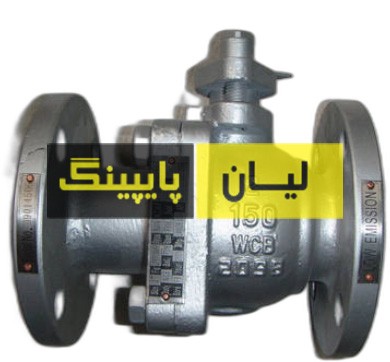شیر توپی فولادی فلنجدار کلاس 150