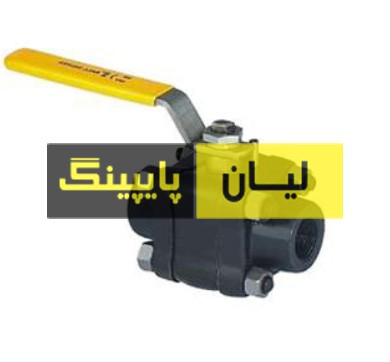 شیر توپی فولادی ساکت ولد کلاس 800