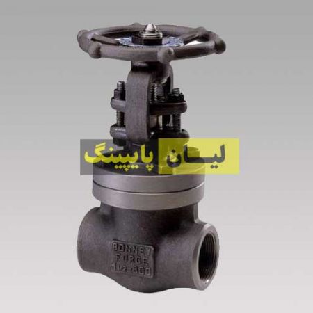  شیر فلكه کشویی گیت ولو فولادی فورج کلاس 800 کربن استیل دنده