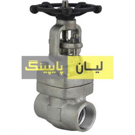 شیر فلکه کشویی استنلس استیل 316 ساکت ولد کلاس 800 اروپایی