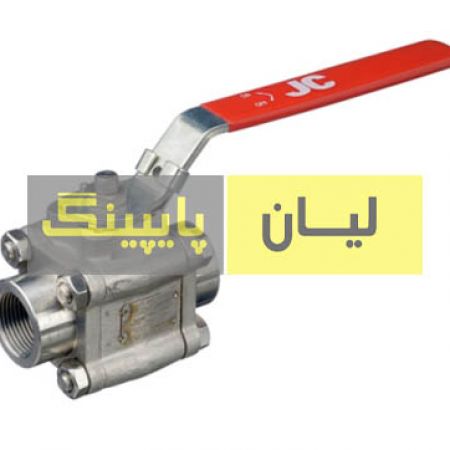 شیر گازی استنلس استیل 316 کلاس 800 ساکت ولد اروپایی
