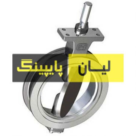 شیر پروانه ای ویفری کلاس 150 استنلس استیل 304 اروپایی
