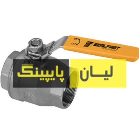شیر گازی استنلس استیل 1000 وگ رزوه ای دو تیکه استنلس استیل 316 اروپایی