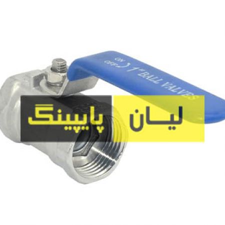 شیر گازی استنلس استیل 1000 وگ ساکت ولد دو تیکه استنلس استیل 304 اروپایی