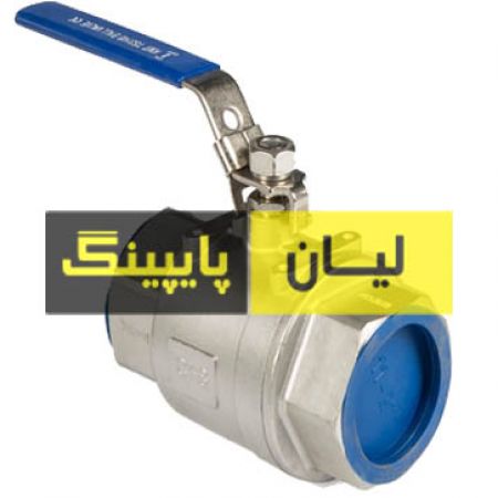 شیر گازی استنلس استیل 1000 وگ ساکت ولد دو تیکه استنلس استیل 304 اروپایی