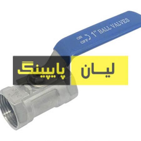 شیر گازی استنلس استیل 1000 وگ ساکت ولد دو تیکه استنلس استیل 316 اروپایی
