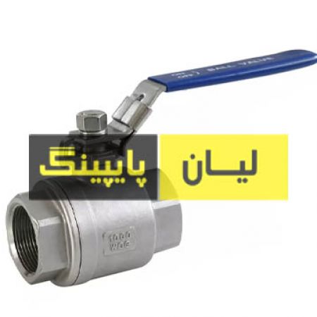 شیر گازی استنلس استیل 1000 وگ ساکت ولد دو تیکه استنلس استیل 316 اروپایی