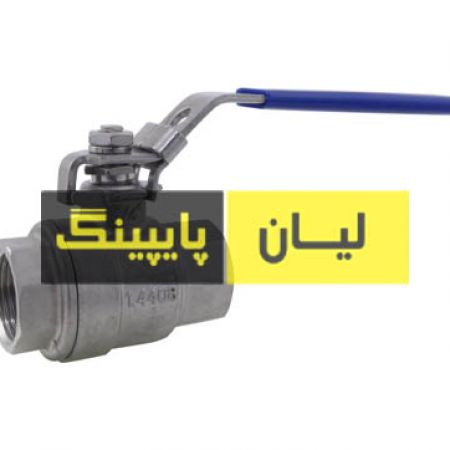 شیر گازی استنلس استیل 1000 وگ ساکت ولد دو تیکه استنلس استیل 316 اروپایی