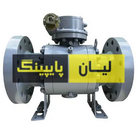 شیر توپی فولادی ترینیون فول بور کلاس 150