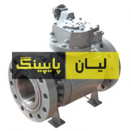 شیر توپی فولادی ترینیون فول بور کلاس 300