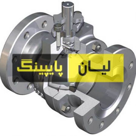 شیر توپی فولادی ترینیون فول بور کلاس 300