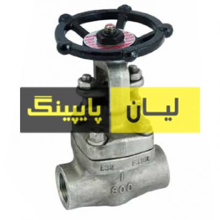 شیر فلکه کشویی فولادی ساکت ولد کلاس 800