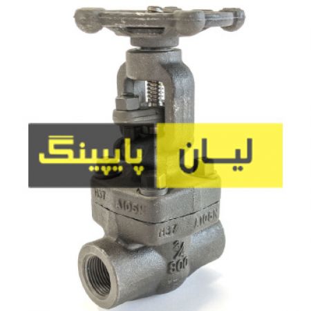 شیر فلکه کشویی فولادی ساکت ولد کلاس 800
