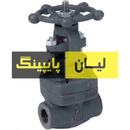 شیر فلکه کشویی فولادی ساکت ولد کلاس 800
