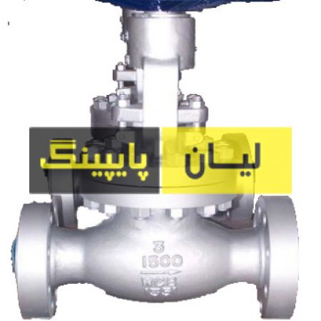 شیر فلكه سوزنی فولادی فلنجدار کلاس 150