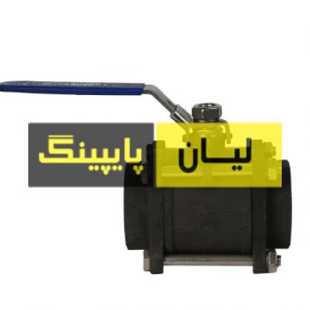 شیر توپی فولادی ساکت ولد کلاس 800