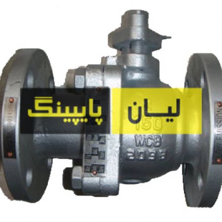 شیر توپی فولادی فلنجدار کلاس 300