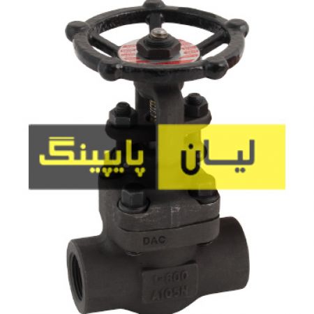 شیر فلکه کشویی فولادی ساکت ولد کلاس 800