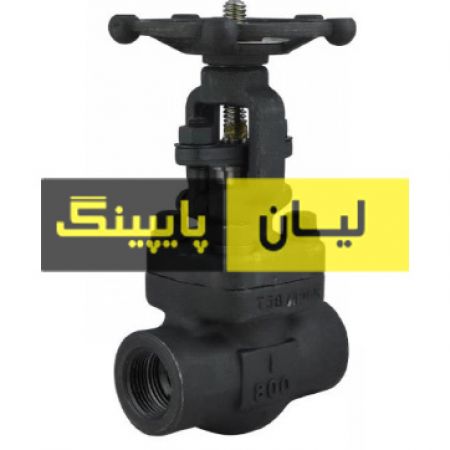 شیر فلکه کشویی فولادی ساکت ولد کلاس 800